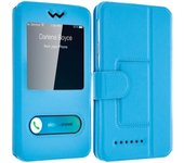 Funda Smartphone de 4,3 a 4,7 pulgadas Doble ventana - Turquesa