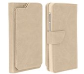 Funda billetera para Smartphones de 5,5 a 6,0 pulgadas universal - Beige