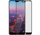 Protector de pantalla de cristal templado para Huawei P20 Antigrietas - Negro