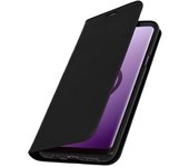 Funda Samsung Galaxy S9 Plus de cuero billetera Función soporte - Negra