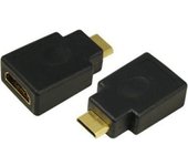 LogiLink AH0009 adaptador de cable HDMI C HDMI A Negro