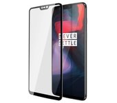 Protector de pantalla de cristal templado para OnePlus 6 Antigrietas - Negro