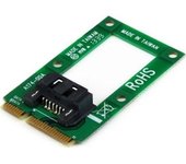 StarTech.com Adaptador mSATA a SATA para Disco Duro o SSD - Tarjeta Conversora Mini SATA a SATA