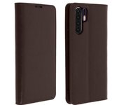 Funda Huawei P30 Pro de cuero cartera Función soporte - Marrón oscuro
