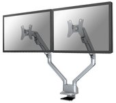Newstar FPMA-D750DSILVER soporte de mesa para pantalla plana 81,3 cm (32 pulgadas pulgadas) Abrazadera Plata