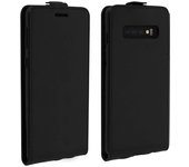 Funda Samsung Galaxy S10 Lite tapa vertical billetera Carcasa silicona - Negra