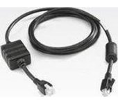 Zebra Dc Line Cord, Negro