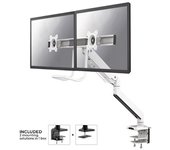 Newstar NM-D775DXWHITE soporte de mesa para pantalla plana 81,3 cm (32 pulgadas pulgadas) Abrazadera Blanco