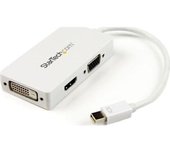 StarTech.com Adaptador Conversor de Mini DisplayPort a VGA DVI o HDMI - Convertidor A/V 3 en 1 para