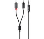 Belkin AV10092BF1.8M cable de audio 1,8 m 3,5mm 2 x RCA Negro