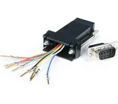 StarTech.com Adaptador Conversor Modular Serie de DB9 a RJ45 - Macho a Hembra