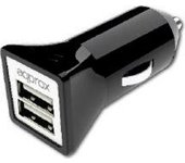 Cargador Para Coche 2 Usb 5v/3,1 Ah Color Negro Appusbcar31b