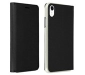 Funda iPhone XR libro billetera Flip Book Cover - Negra