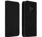 Funda cartera Samsung Galaxy S9 Función Soporte Silicona - Negra