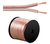 Goobay LSK 2x1.5, 100m CCA cable de audio Transparente