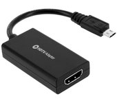 Cable adaptador HML HDMI a Micro-USB para smartphone y tablet