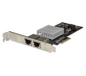StarTech.com Tarjeta de Red PCI Express con 2 Puertos 10GBase-T - Tarjeta de Red PCI-E de 10 Gb NBASE-T con Chipset X550