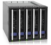 Icy Dock MB155SP-B caja para disco duro externo 3.5 pulgadas pulgadas Negro