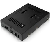 Icy Dock MB882SP-1S-2B caja para disco duro externo 2.5 pulgadas pulgadas Negro