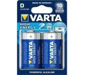 Varta Pila Alcalina Lr20 D 1,5 V 16500 Mah High Energy (