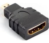 Lanberg AD-0015-BK adaptador de cable HDMI Micro HDMI Negro
