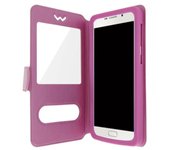 Funda Smartphones de 5.3'' à 5.5''. Doble ventana - champagne