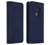 Funda cartera Samsung Galaxy S9 Plus Función Soporte Silicona - Azul oscuro