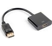 Adaptador Displayport Macho A Hdmi Hembra Lanberg Ad-0009-Bk