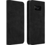 Funda cartera Samsung Galaxy S8 Función Soporte Silicona - Negra