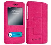Funda Smartphone de 5,3 a 5,5 pulgadas Doble ventana - Rosa