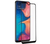 muvit protector pantalla Samsung Galaxy A20e vidrio templado plano con marco negro