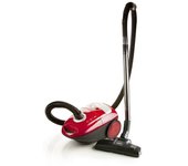 Domo DO7283S aspiradora 700 W Aspiradora cilíndrica 2,5 L Negro, Rojo