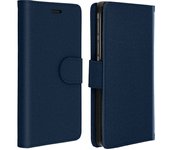 Funda Smartphones entre 5,3 y 5,8 pulgadas cartera Deslizante - Azul oscuro
