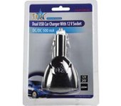 HQ P.SUP.USB202 cargador de dispositivo móvil Auto Negro