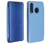 Funda Efecto Espejo Samsung Galaxy A50 Tapa translúcida F. Soporte - Azul