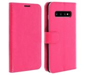 Funda cartera Vintage para Samsung Galaxy S10 - Rosa