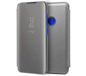 Funda Flip Cover Xiaomi Redmi 7 Clear View Plata