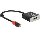DeLOCK 62999 adaptador de cable USB Type-C HDMI-A Negro