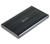 SYBA CL-ENC25029 caja para disco duro externo 2.5 pulgadas pulgadas Negro, Plata