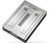 Icy Dock MB982SP-1S caja para disco duro externo 3.5 pulgadas pulgadas Plata