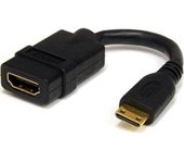 StarTech.com Cable Adaptador HDMI de alta velocidad de 12cm - HDMI a Mini HDMI