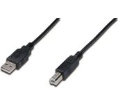 ASSMANN Electronic AK-300102-030-S cable USB 3 m USB A USB B Macho Negro