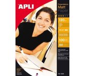Apli APLI 12626 papel fotográfico Blanco Matte A4