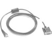 Zebra Rs232 Cable For Cradle Host, Mc90xx, Negro