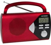 Metronic 477201 radio Portátil Digital Rojo