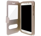 Funda Smartphones de 5.3'' à 5.5''. Doble ventana - doree