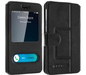 Funda Smartphone de 4,3 a 4,7 pulgadas Doble ventana - noir