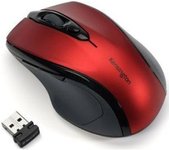 Kensington Ratón inalámbrico Pro Fit™ tamaño mediano, rojo rubí