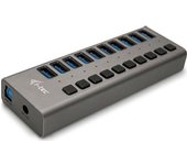 i-tec U3CHARGEHUB10 cargador de dispositivo móvil Interior Gris
