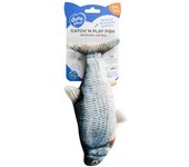 Duvoplus Catch’n Play Pez de juguete para gatos